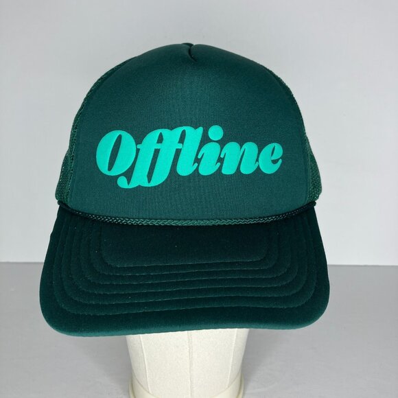 Offline Green Adjustable Hat Cap - Picture 1 of 6